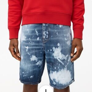 Topman Bleached Demin Raw hem shirts New Size 36